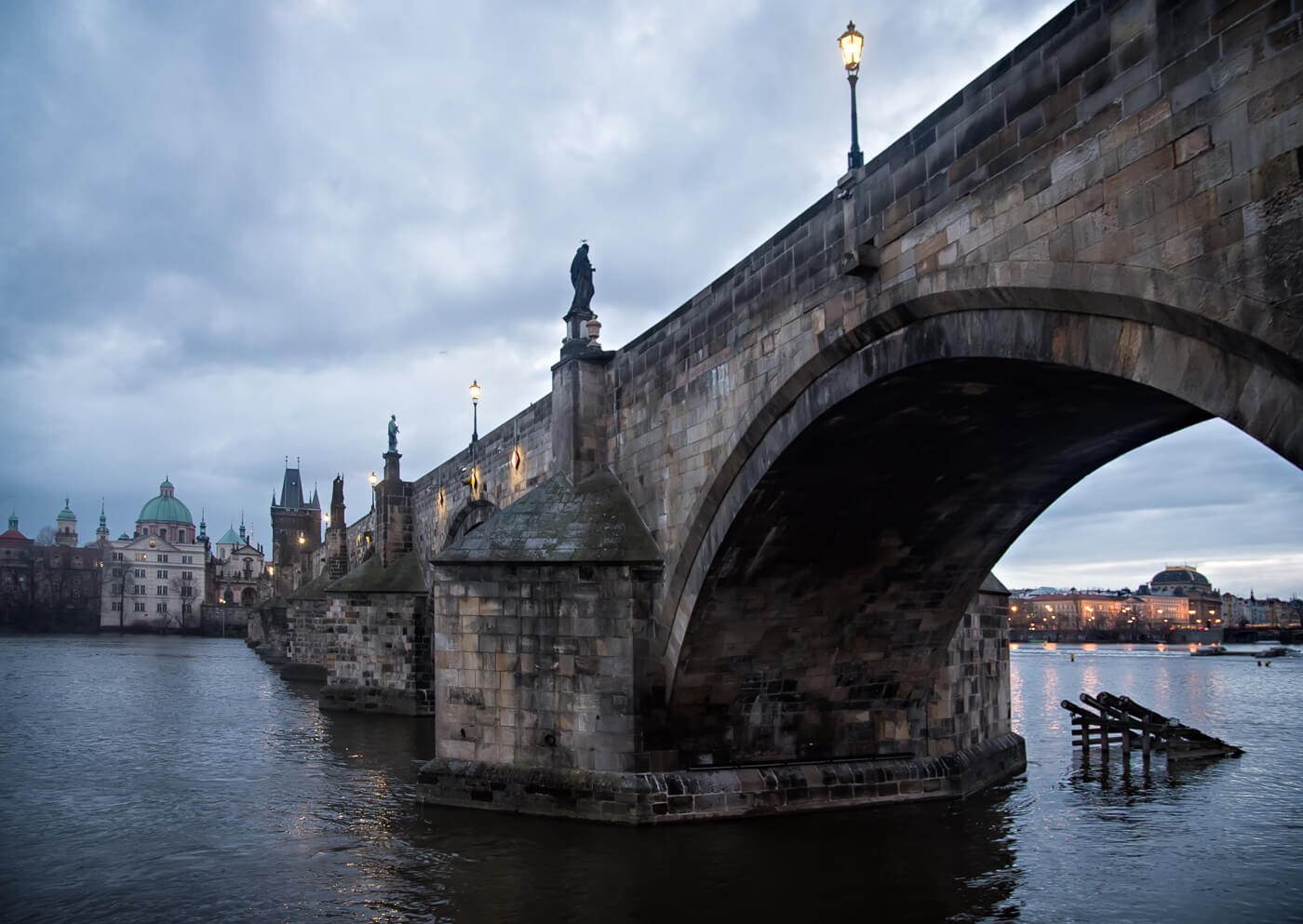Charles Bridge over the Vltava river, Prague - Photograph by Zdenek Sindelar / CuriousZed